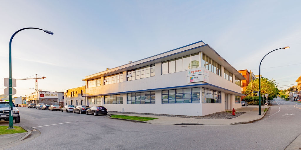 A two-storey office and light industrial building in the heart of Mount Pleasant at 2020 Yukon Street, Vancouver.