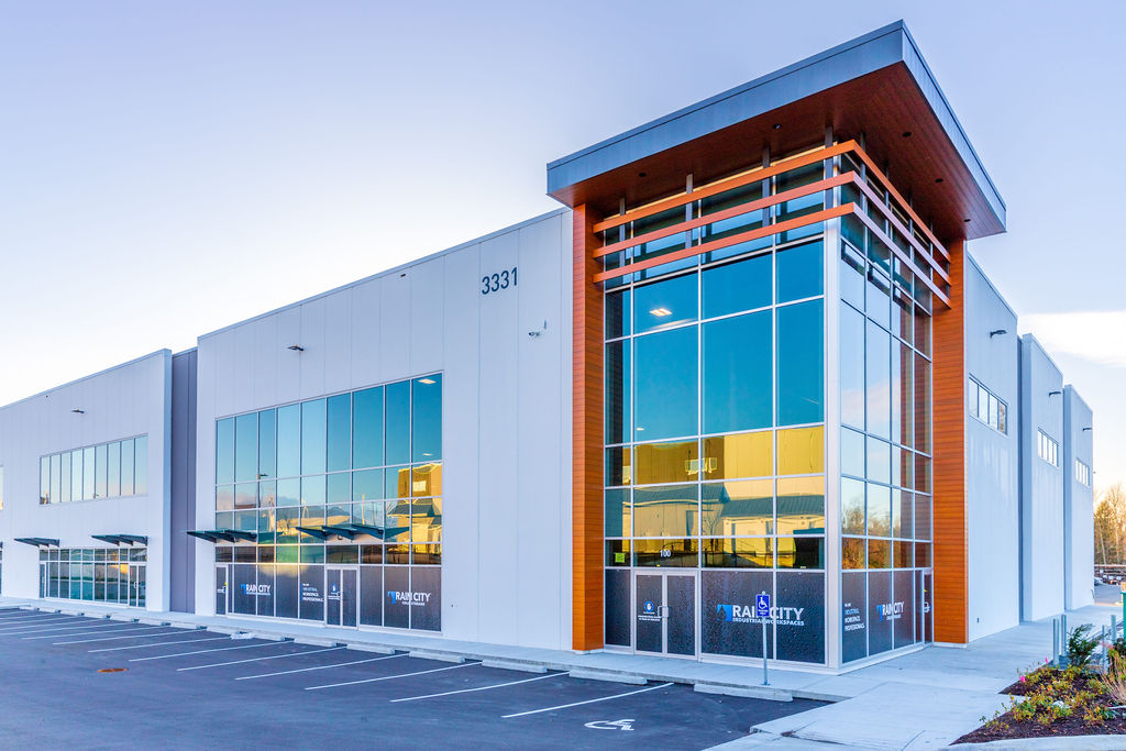 Newly built Tier 1 multi-tenant warehouse and showroom in West Abbotsford.